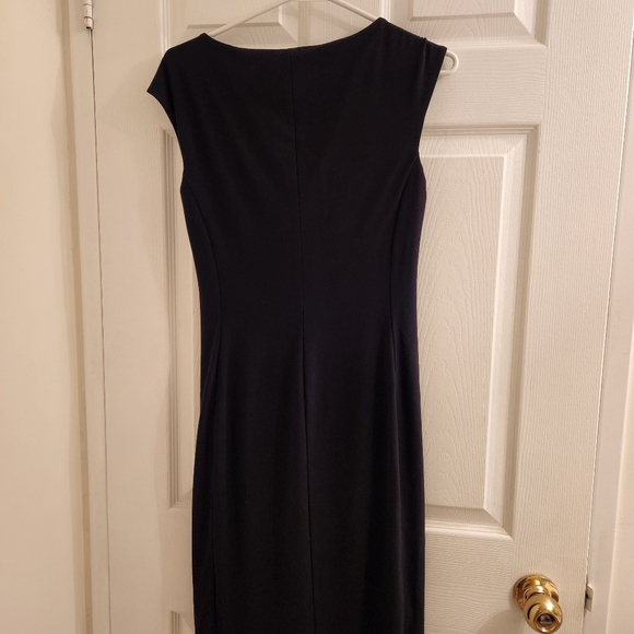 Ralph Lauren Black & White Print Dress Size 4 - Picture 4 of 5